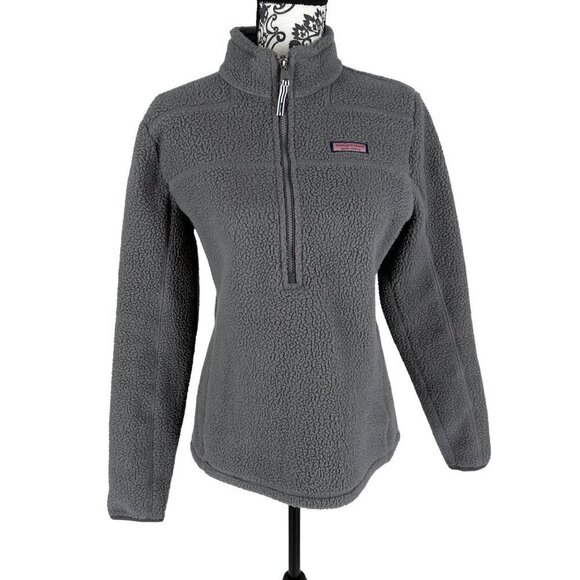 Sherpa Harbor 1/2-Zip Pullover Gray Size Small - Picture 1 of 10